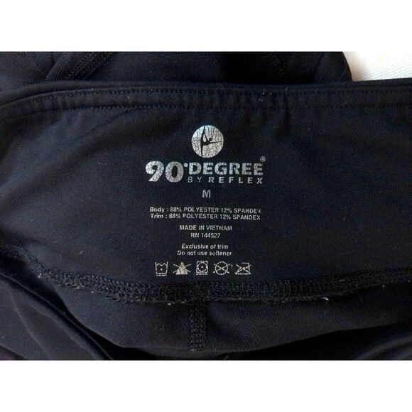 90 Degree By Reflex Tone On Tone Chevron Full Length Leggings Size Medium - Picture 3 of 6